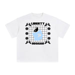 Liberty Beggar Abstract Graphic Tee-INNBLAC Fashion Apparel
