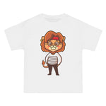 Lion Oppa Cartoon Graphic Tee-INNBLAC Fashion Apparel