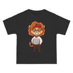 Lion Oppa Cartoon Graphic Tee-INNBLAC Fashion Apparel