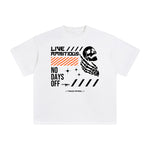 Live Ambitious Abstract Graphic Tee-INNBLAC Fashion Apparel