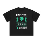 Live in Purity Abstract Graphic Tee-INNBLAC Fashion Apparel