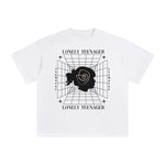Lonely Teenager Abstract Graphic Tee-INNBLAC Fashion Apparel