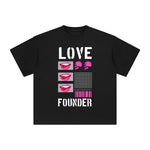 Love Founder Abstract Art Graphic Tee-INNBLAC Fashion Apparel