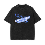 Love Like Jesus Christian Y2K Graphic Tee-INNBLAC Fashion Apparel