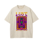 Lust Colorful Vibes Graphic Tee-INNBLAC Fashion Apparel
