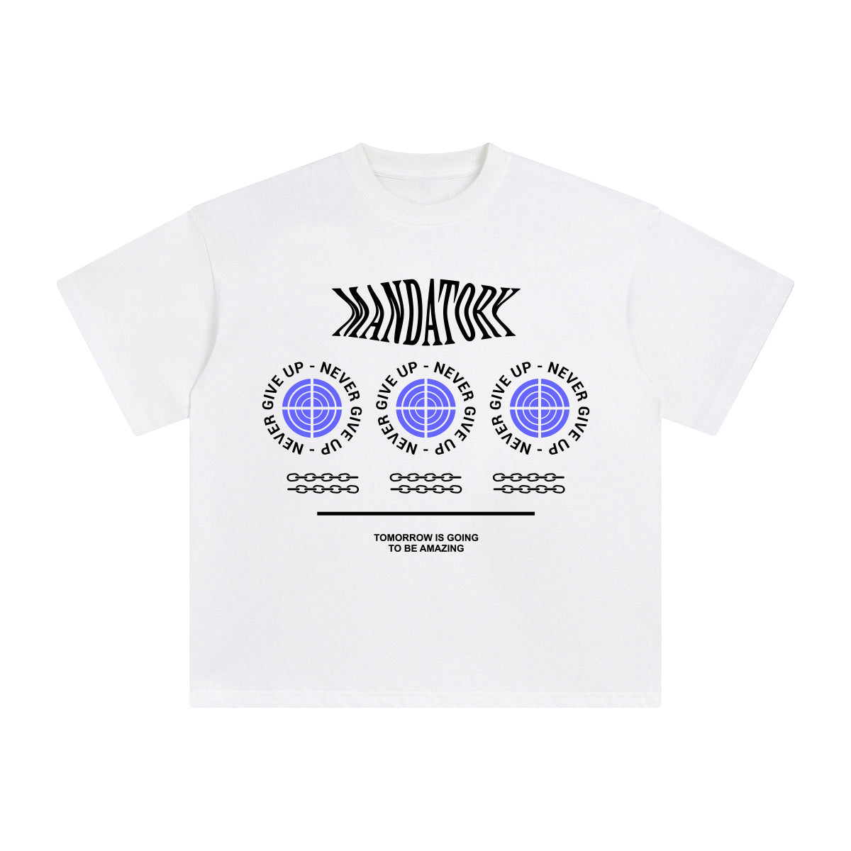 MANDATORY Inspirational Aesthetic Graphic Tee-INNBLAC Fashion Apparel