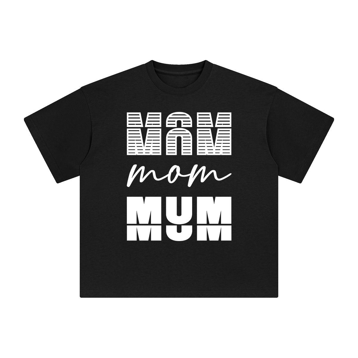 MOM Aesthetic Graphic Tee-INNBLAC Fashion Apparel