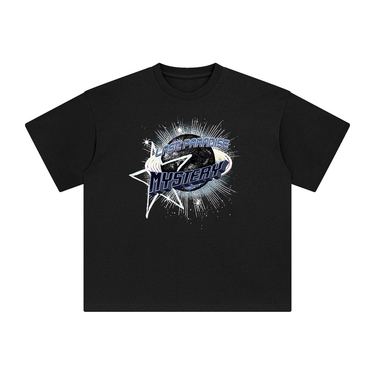 MYSTERY Planet Graphic T Shirt-INNBLAC Fashion Apparel