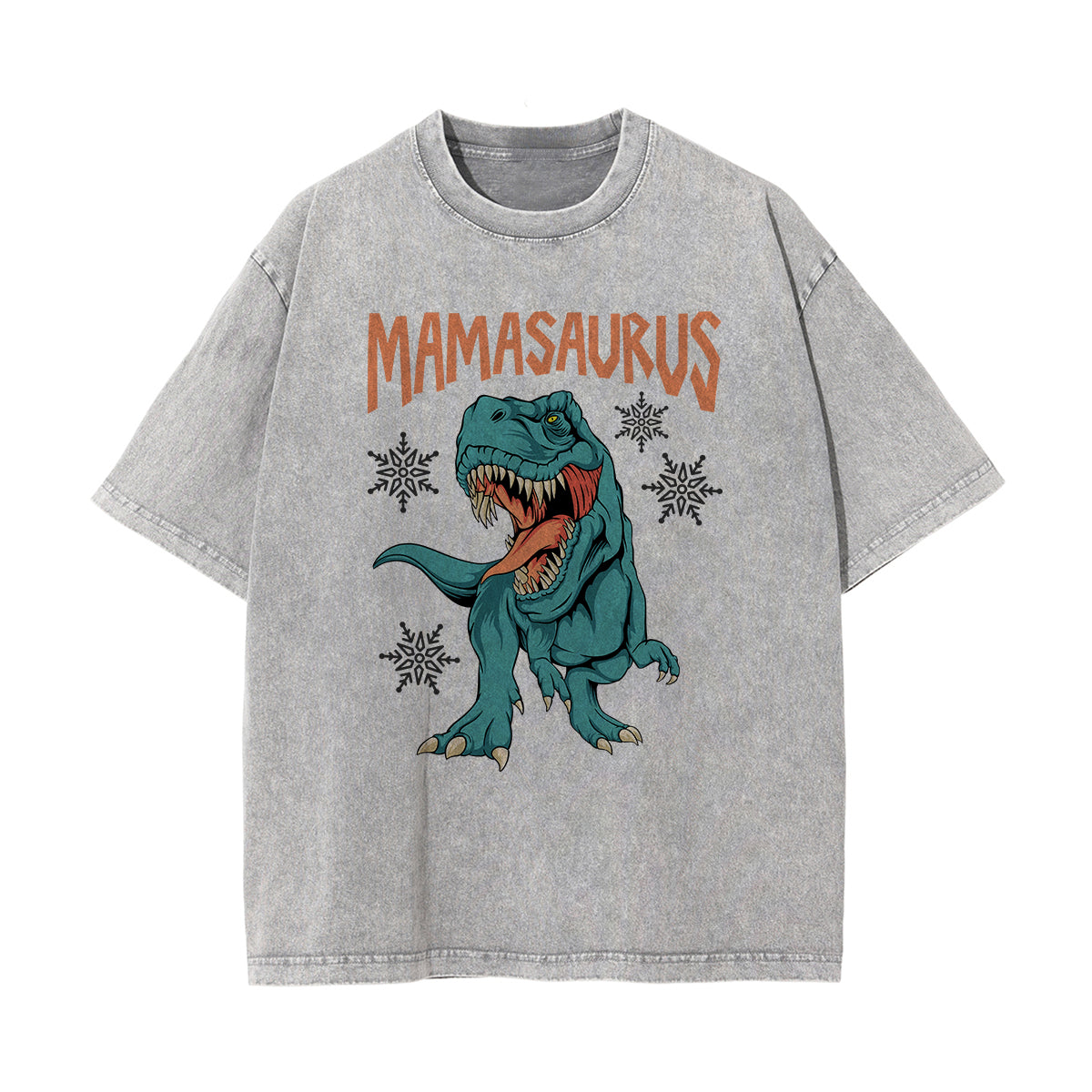 Mamasaurus Graphic Washed Tee-INNBLAC Fashion Apparel