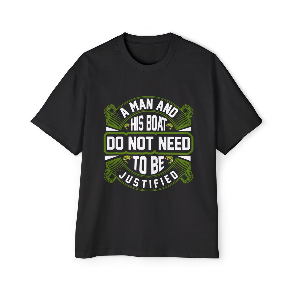 Man Slogan Graphic Tee-INNBLAC Fashion Apparel