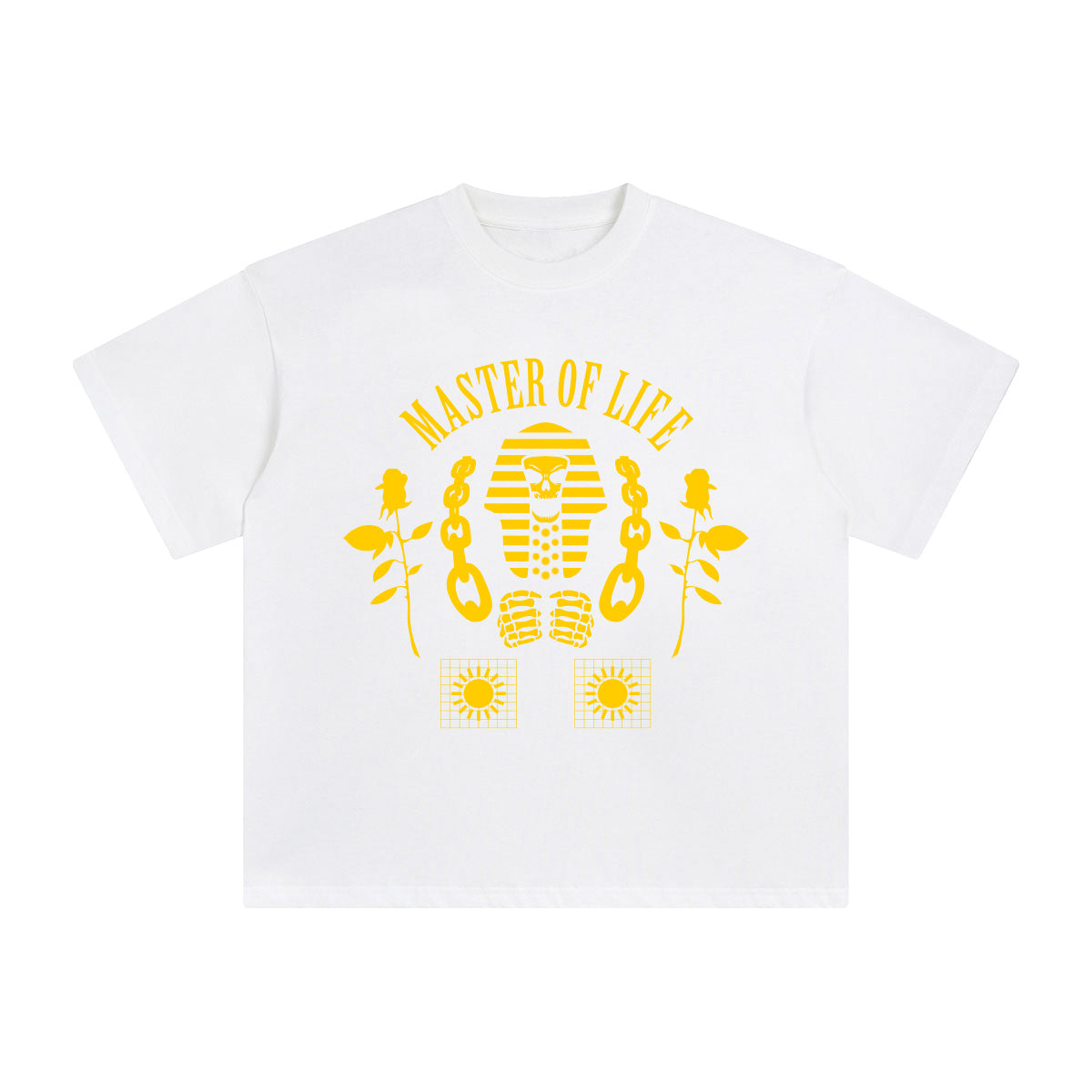 Master of Life Aesthetic Graphic Tee-INNBLAC Fashion Apparel