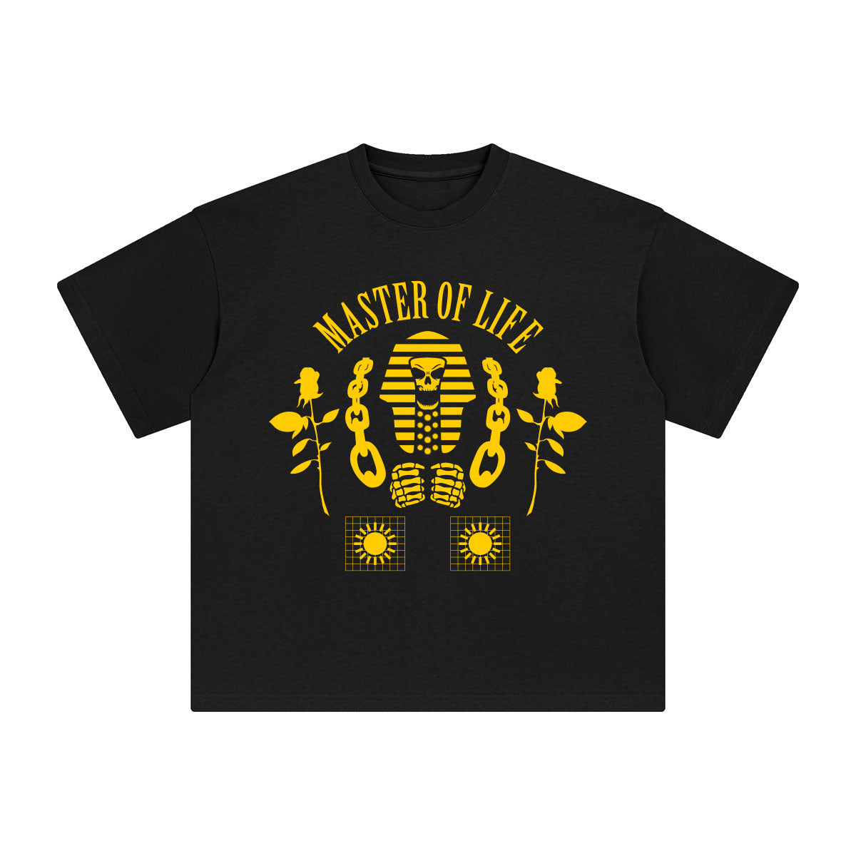 Master of Life Aesthetic Graphic Tee-INNBLAC Fashion Apparel
