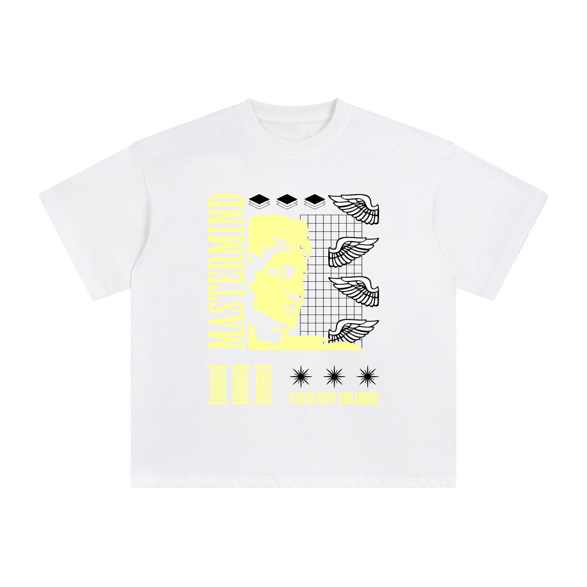Mastermind Aesthetic Graphic T Shirt-INNBLAC Fashion Apparel