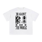 Me Against the World Abstract Graphic Tee-INNBLAC Fashion Apparel