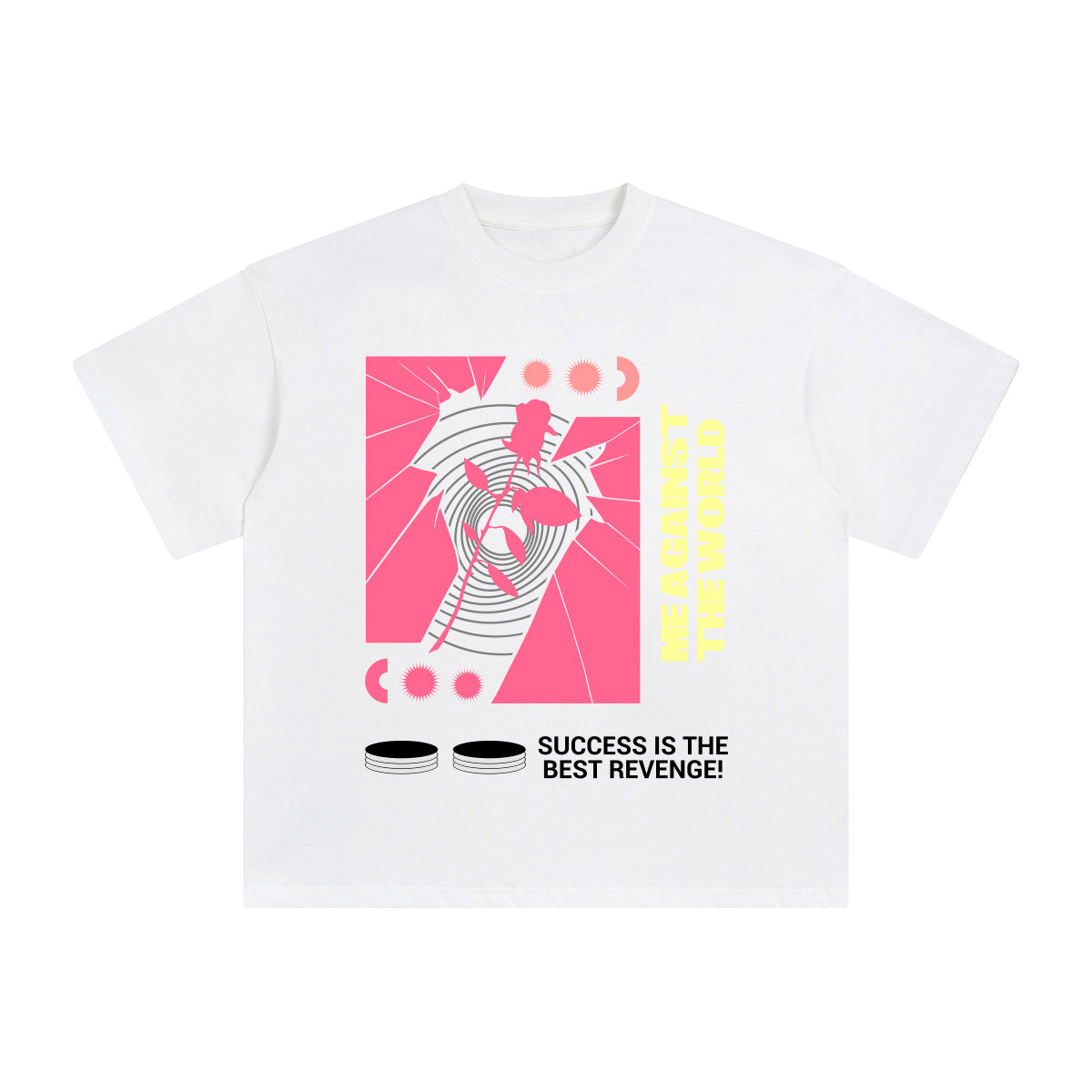 Meagaints the World Rebellious Graphic Tee-INNBLAC Fashion Apparel