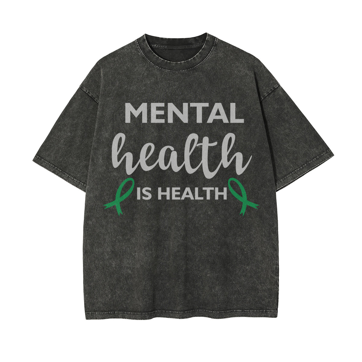 Mental Health Is Health Washed Tee-INNBLAC Fashion Apparel