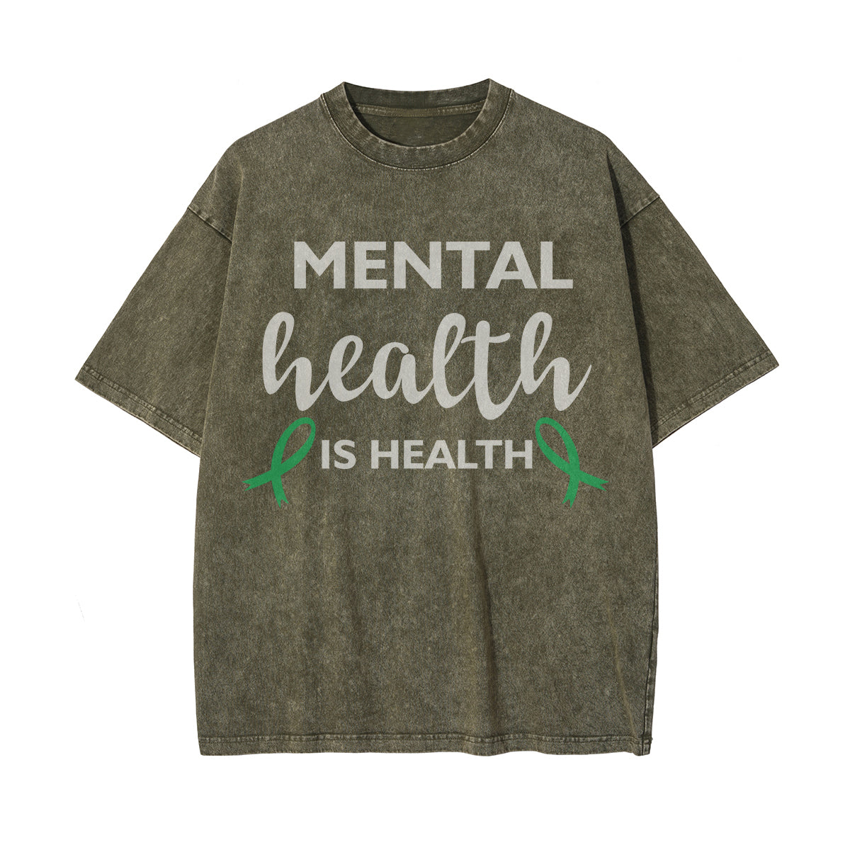 Mental Health Is Health Washed Tee-INNBLAC Fashion Apparel