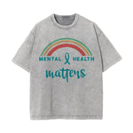 Mental Health Matters Graphic Tee-INNBLAC Fashion Apparel