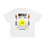 Mentally Deranged Abstract Graphic Tee-INNBLAC Fashion Apparel