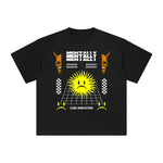 Mentally Deranged Abstract Graphic Tee-INNBLAC Fashion Apparel