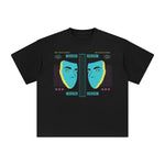 Mirror Abstract Graphic Tee-INNBLAC Fashion Apparel