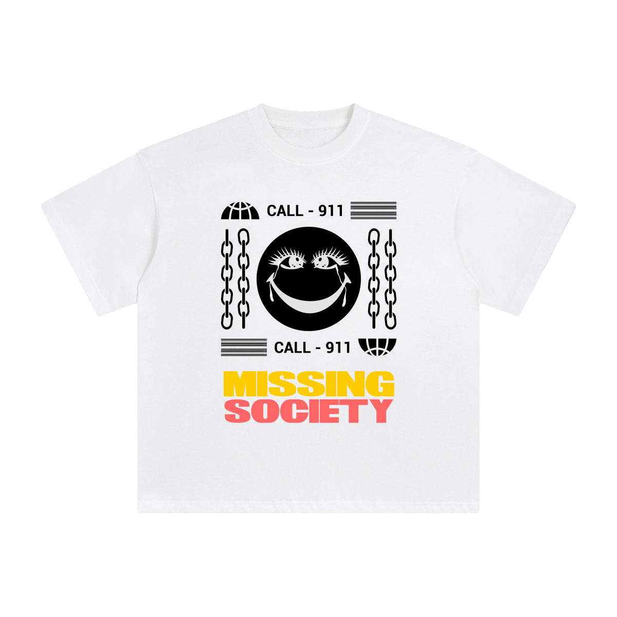 Missing Society Beauty Emoji Graphic Tee-INNBLAC Fashion Apparel