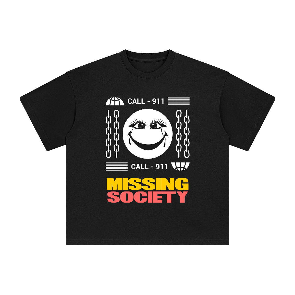 Missing Society Beauty Emoji Graphic Tee-INNBLAC Fashion Apparel