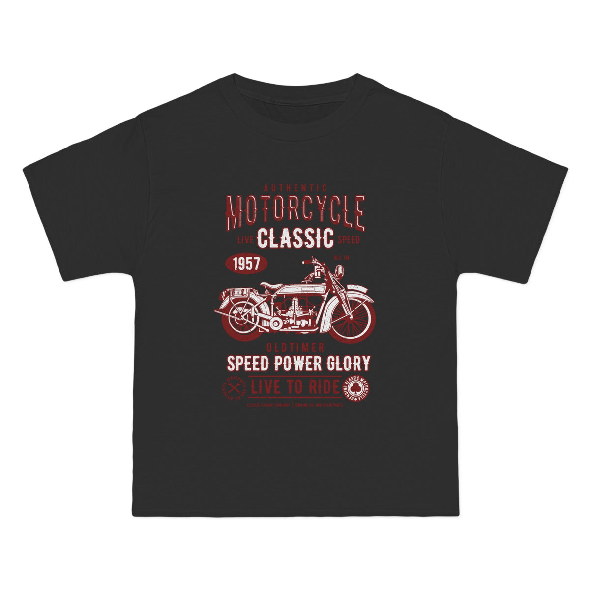 Motorcycle Classic Graphic T Shirt-INNBLAC Fashion Apparel
