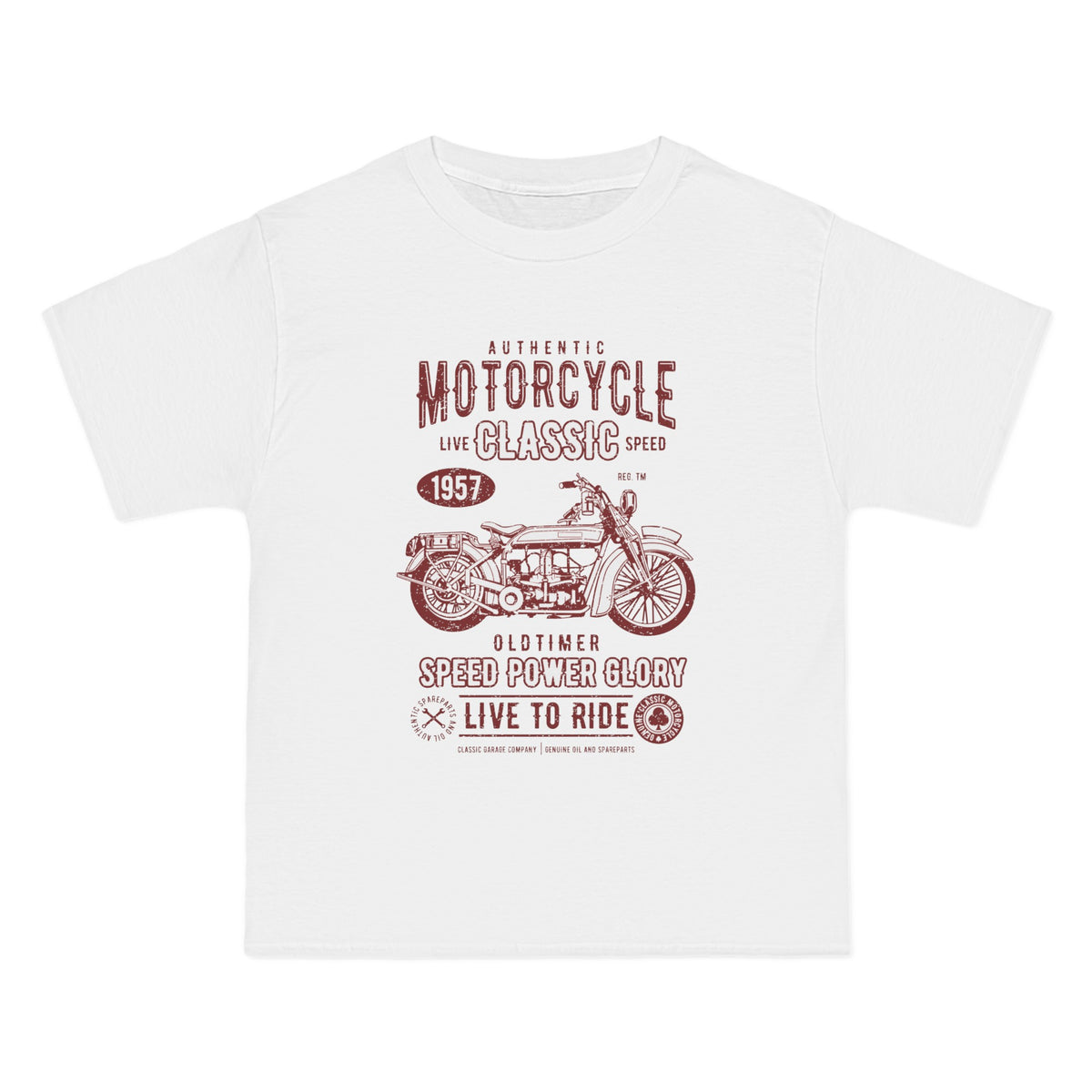 Motorcycle Classic Graphic T Shirt-INNBLAC Fashion Apparel