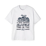Motorcycle & Slogan Graphic Tee-INNBLAC Fashion Apparel