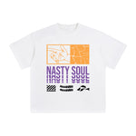 Nasty Soul Abstract Graphic Tee-INNBLAC Fashion Apparel