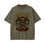 Night Rituals Graphic Washed Tee-INNBLAC Fashion Apparel