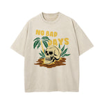 No Bad Days Washed Graphic Tee-INNBLAC Fashion Apparel