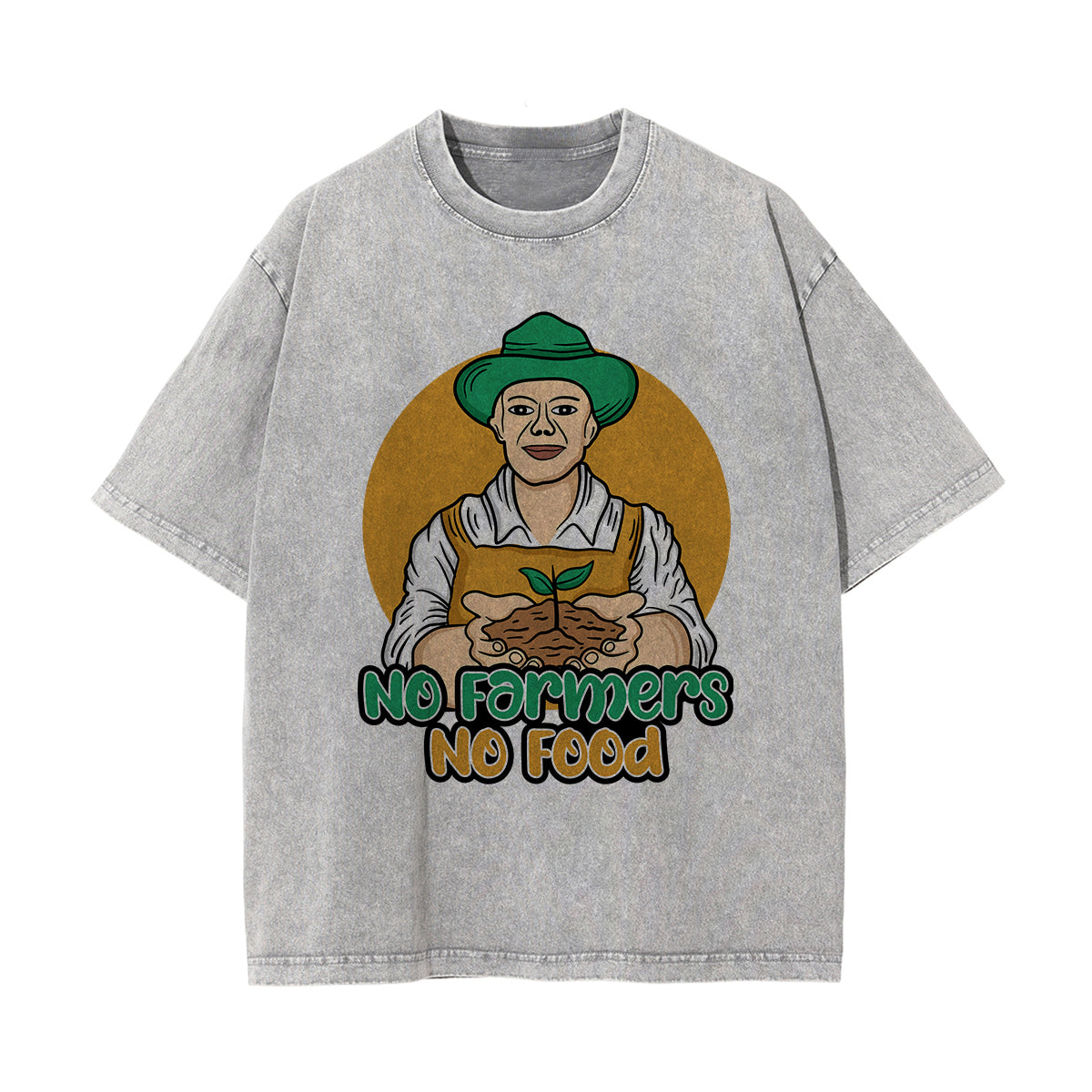 No Farmers No Food Graphic Tee-INNBLAC Fashion Apparel