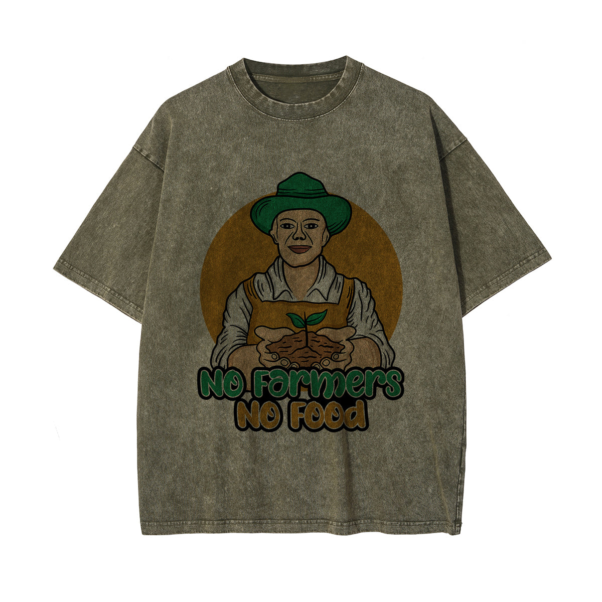 No Farmers No Food Graphic Tee-INNBLAC Fashion Apparel