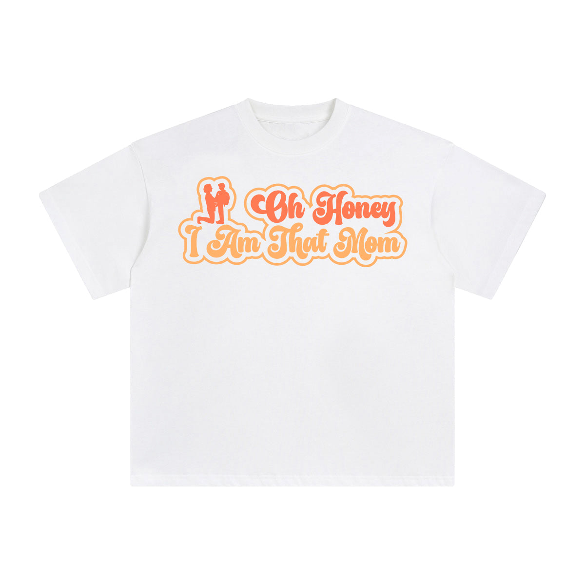 Oh Honey l Am That Mom Graphic Tee-INNBLAC Fashion Apparel