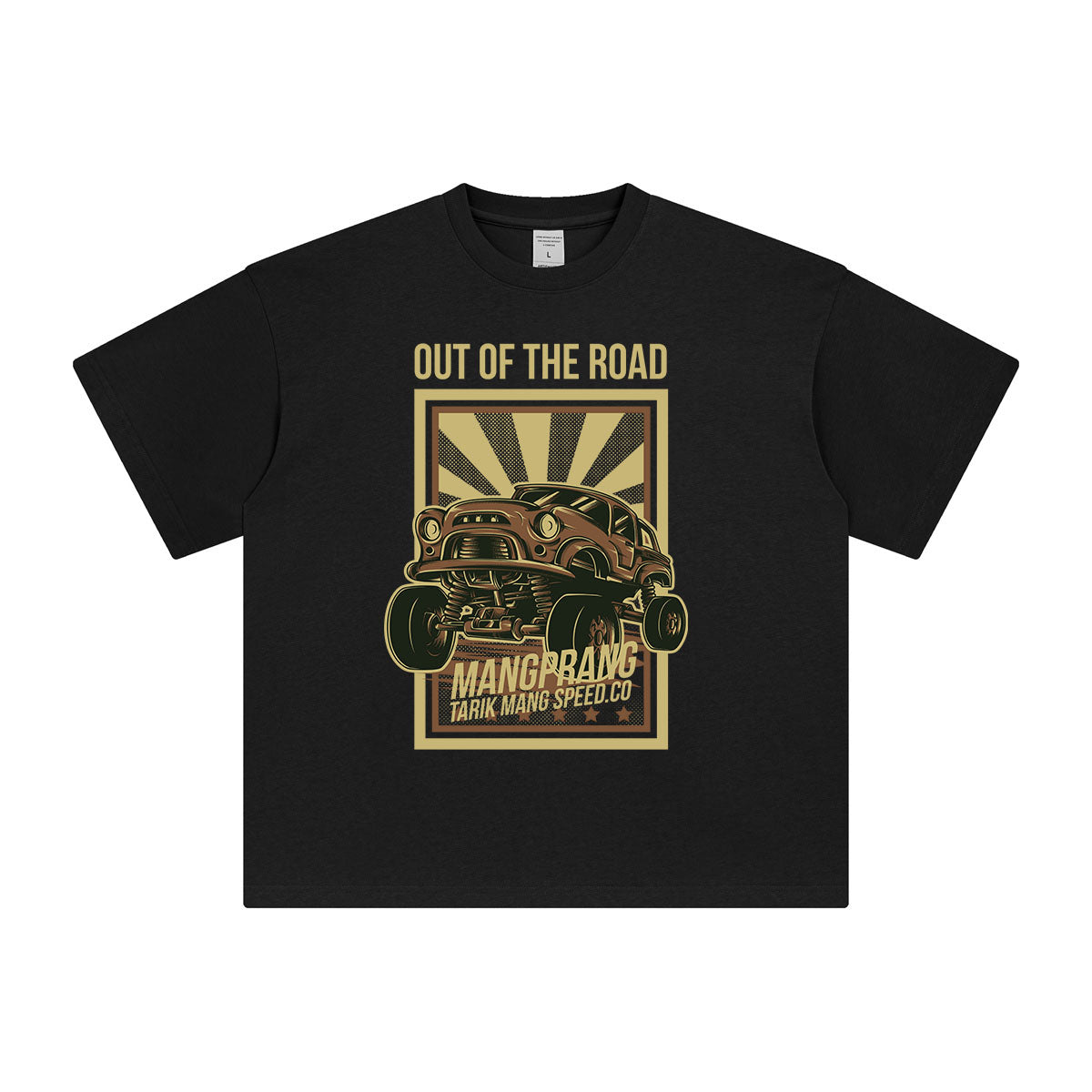 Out of the Road Graphic Tee-INNBLAC Fashion Apparel