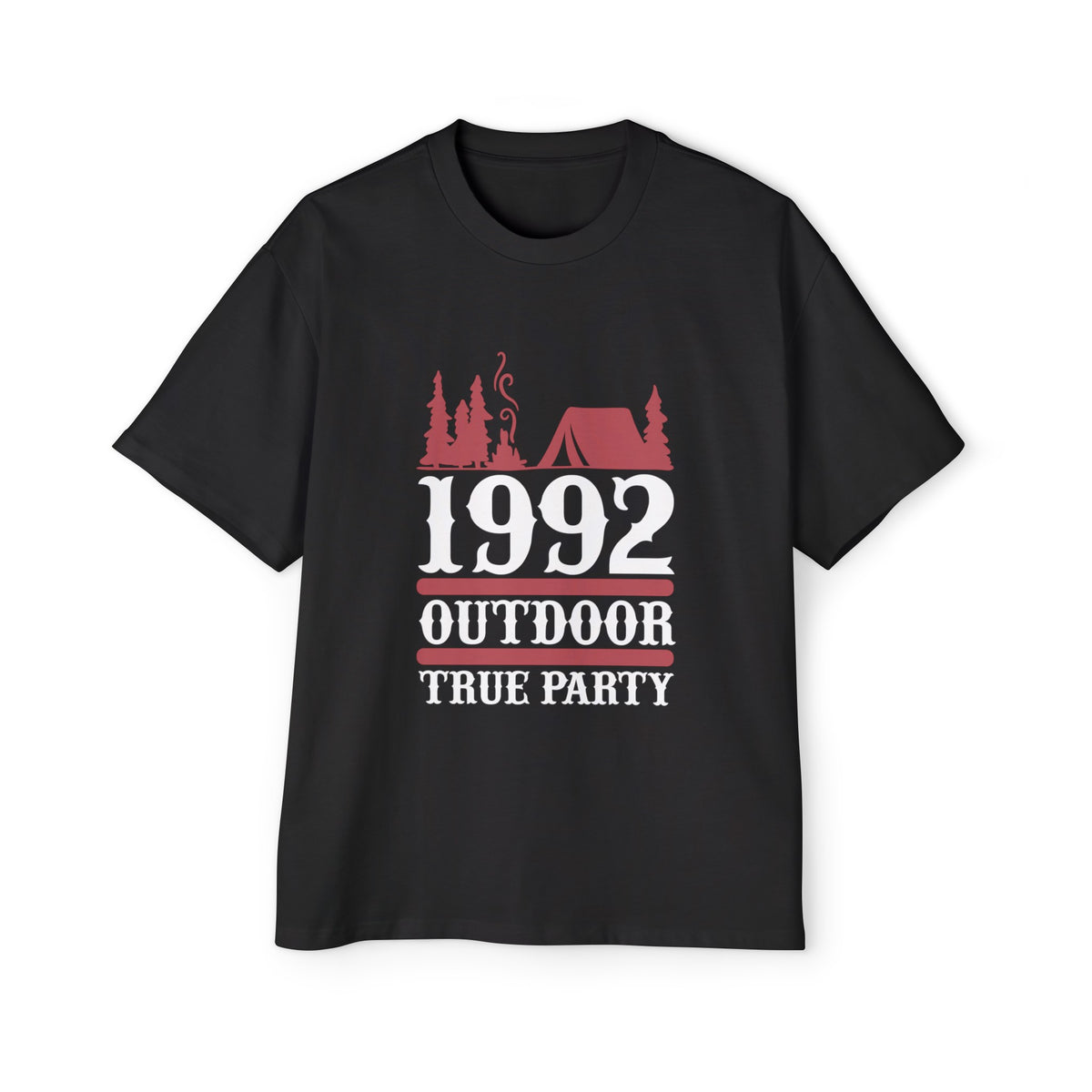 Outdoor True Party Graphic Tee-INNBLAC Fashion Apparel