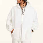 Oversized Full Zip Hoodie-INNBLAC Fashion Apparel