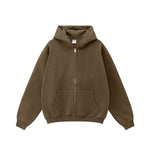 Oversized Full Zip Hoodie-INNBLAC Fashion Apparel