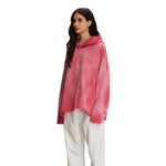 Women's Acid Washed Ripped Hoodie-INNBLAC Fashion Apparel