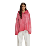 Women's Acid Washed Ripped Hoodie-INNBLAC Fashion Apparel