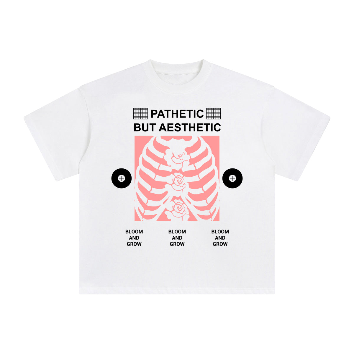 Pathetic But Aesthetic Abstract Graphic Tee-INNBLAC Fashion Apparel
