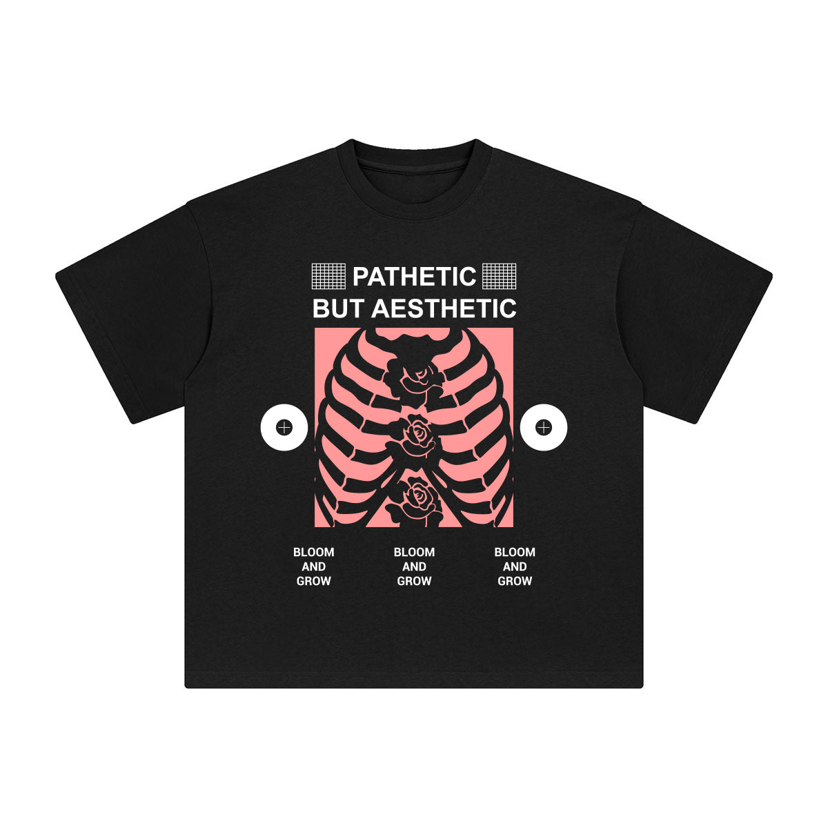Pathetic But Aesthetic Abstract Graphic Tee-INNBLAC Fashion Apparel