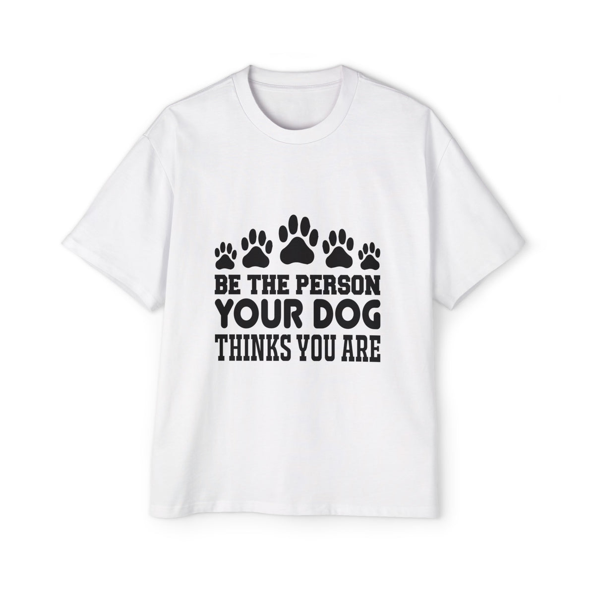 Paw & Slogan Graphic Tee-INNBLAC Fashion Apparel
