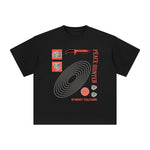 Peace Hunter Abstract Graphic Tee-INNBLAC Fashion Apparel