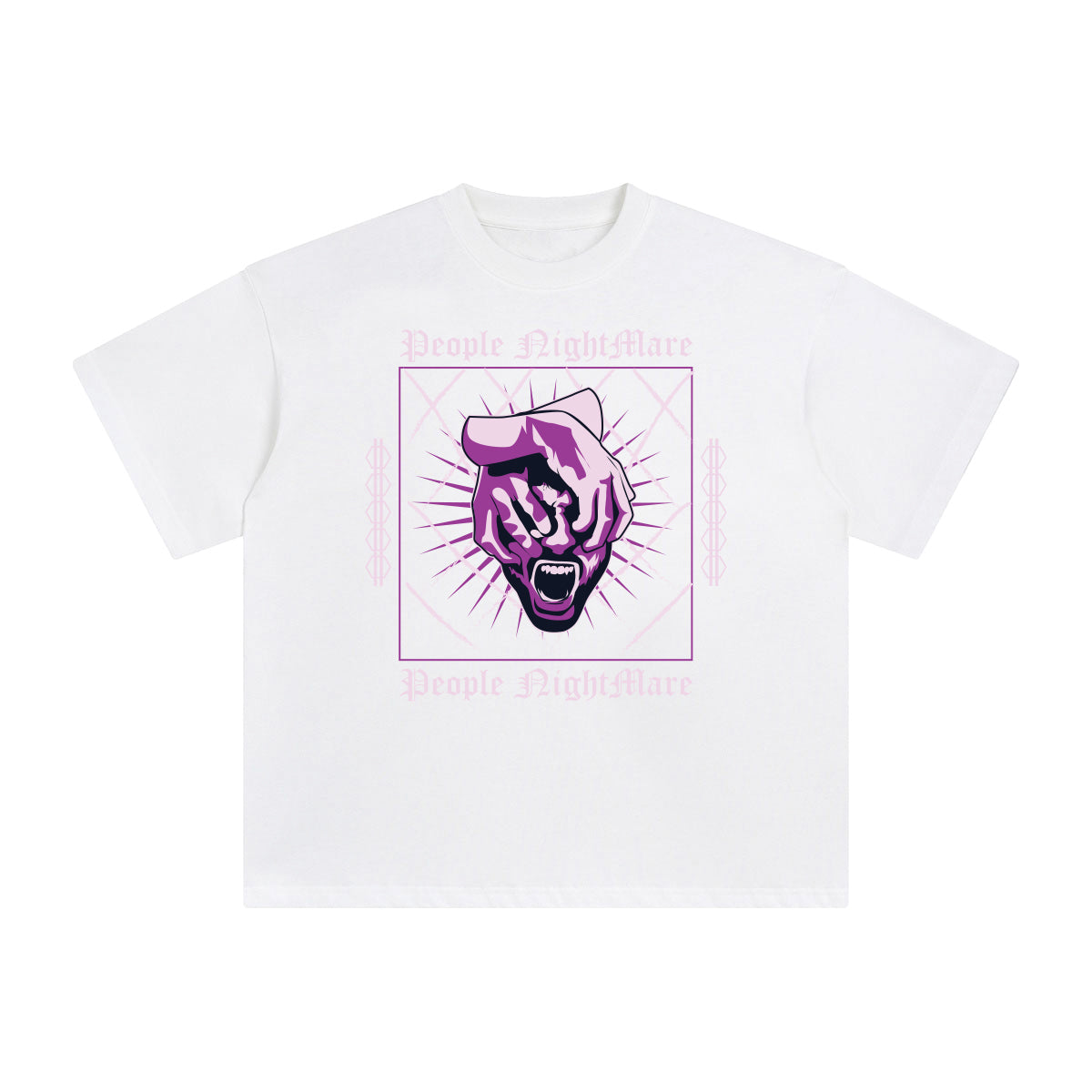 People Nightmare Abstract Graphic Tee-INNBLAC Fashion Apparel