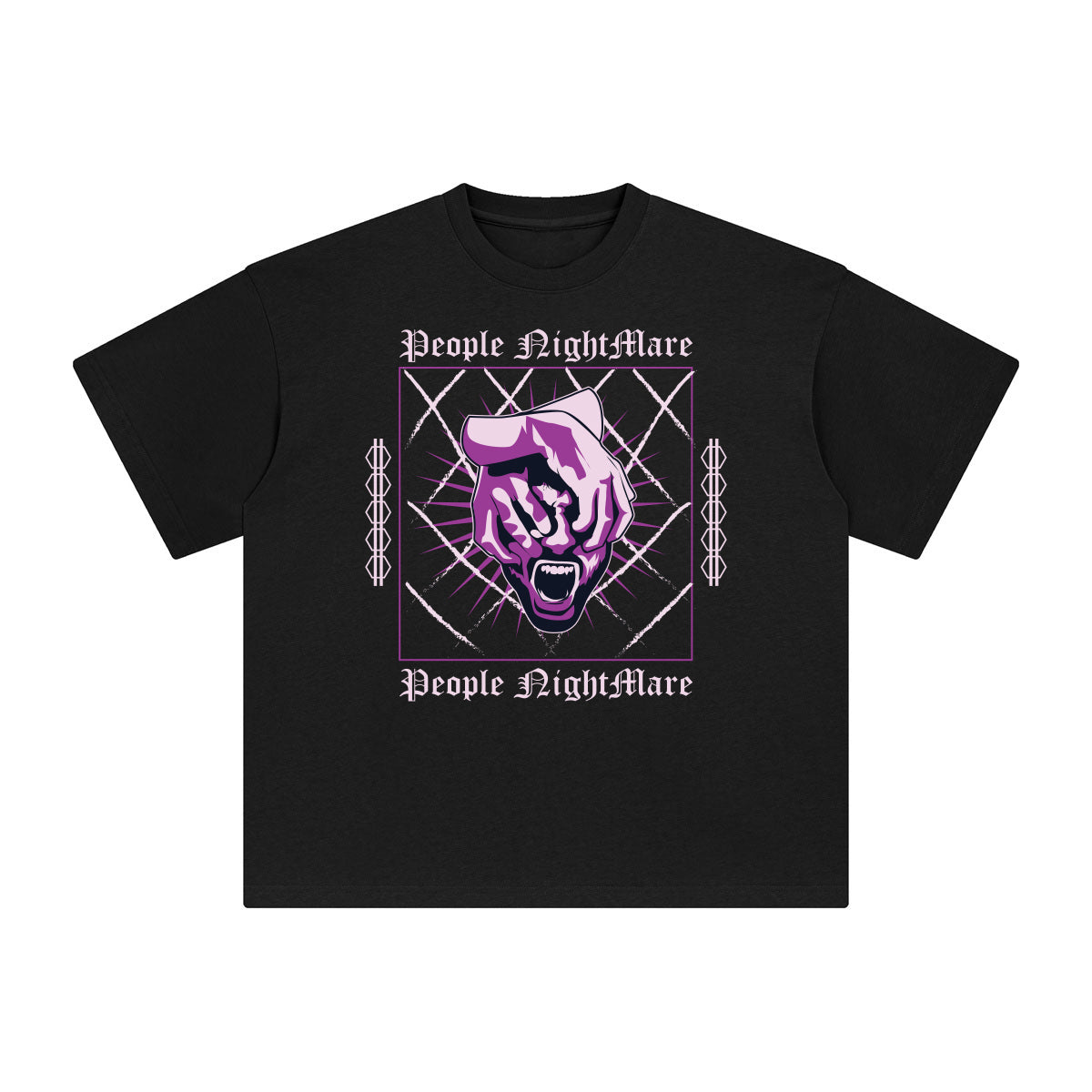 People Nightmare Abstract Graphic Tee-INNBLAC Fashion Apparel
