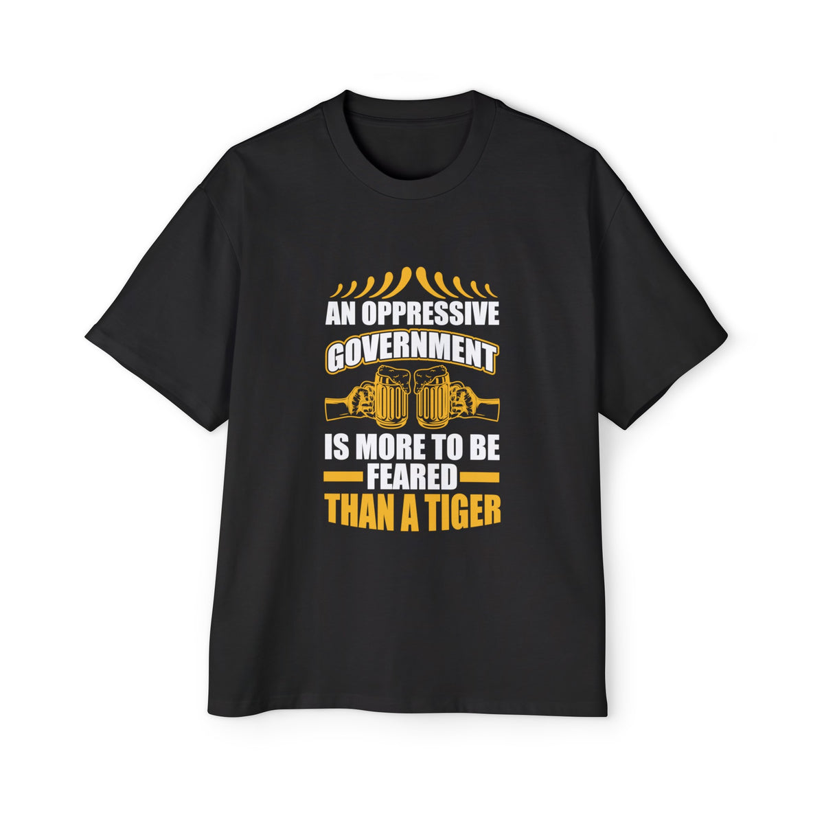 Philosophical Slogan Graphic Tee-INNBLAC Fashion Apparel