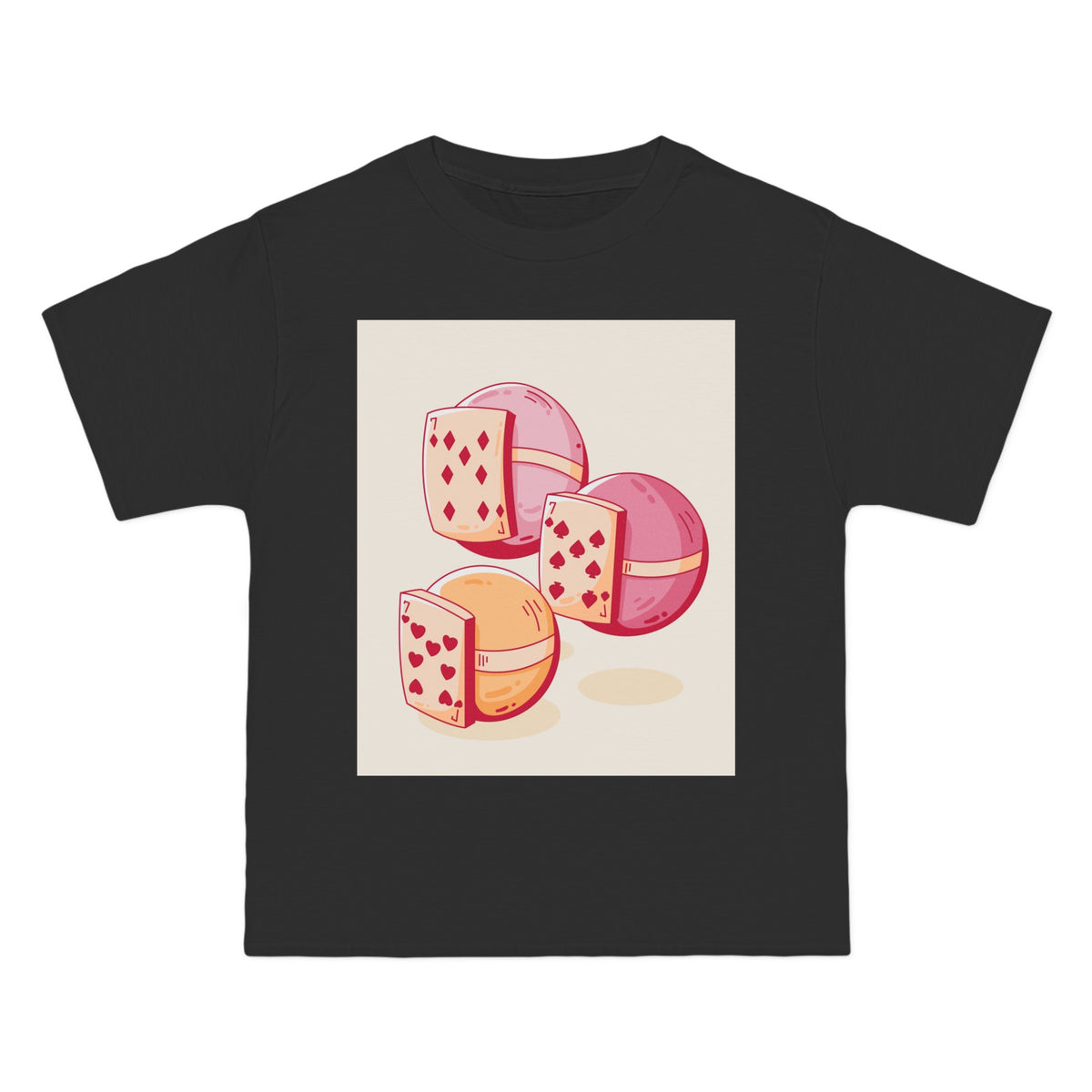 Poker Face Graphic T Shirt-INNBLAC Fashion Apparel